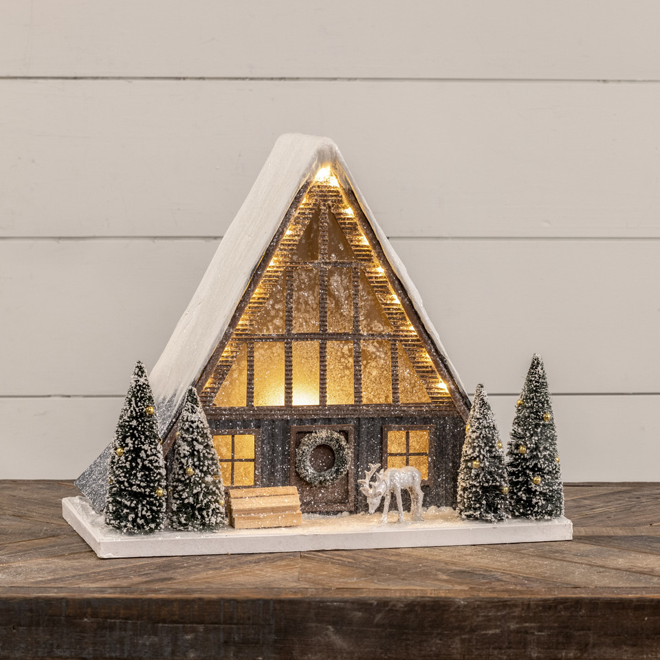 13.75" A FRAME CABIN