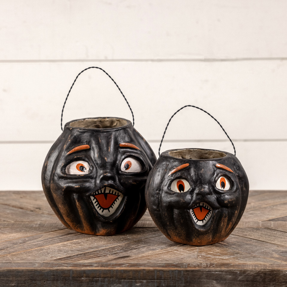7" BLACK JACK-O-LANTERN CHOIR BOY