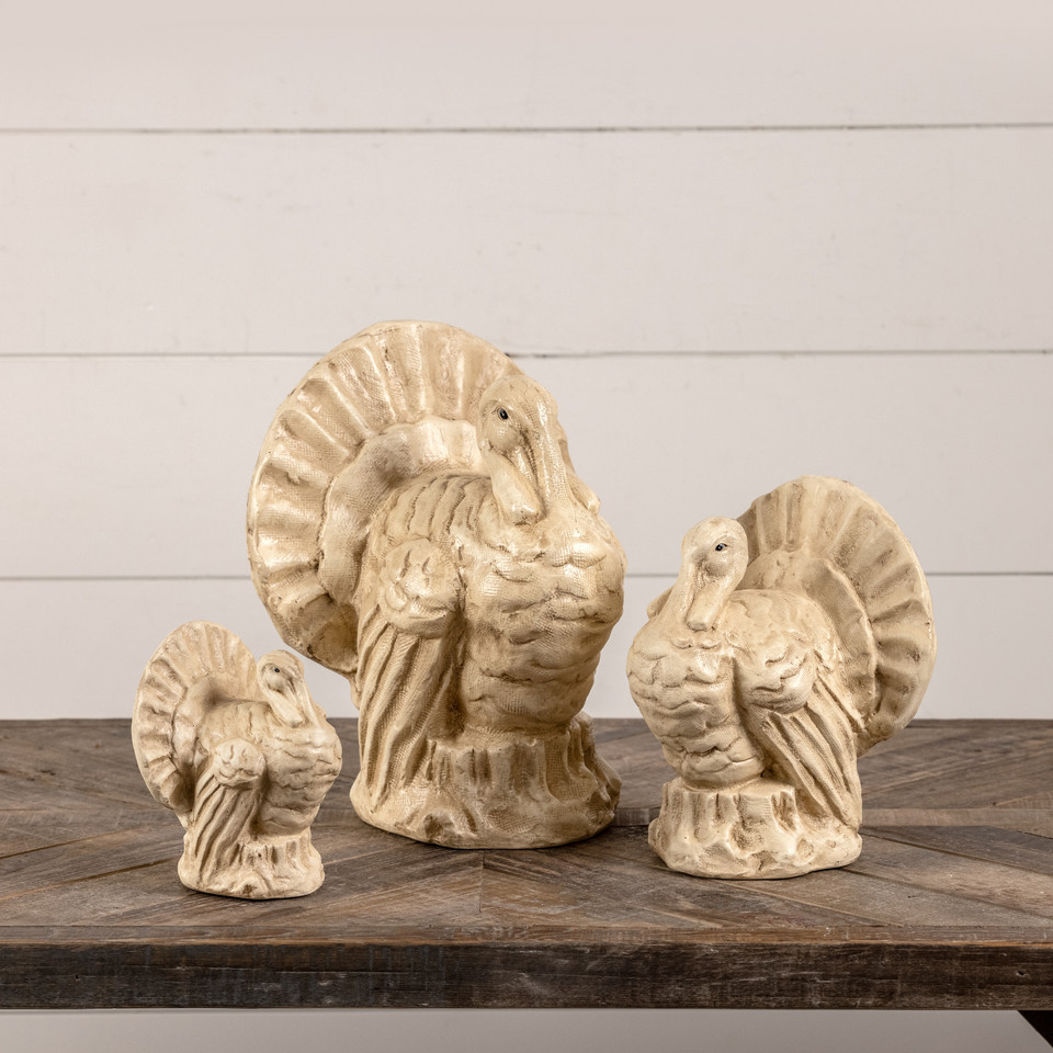 6" ANTIQUE WHITE TURKEY