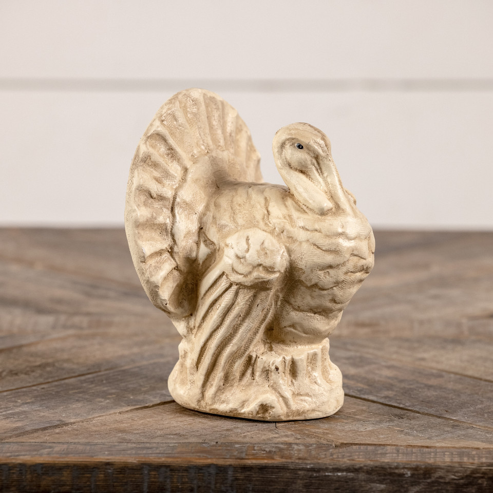 6" ANTIQUE WHITE TURKEY