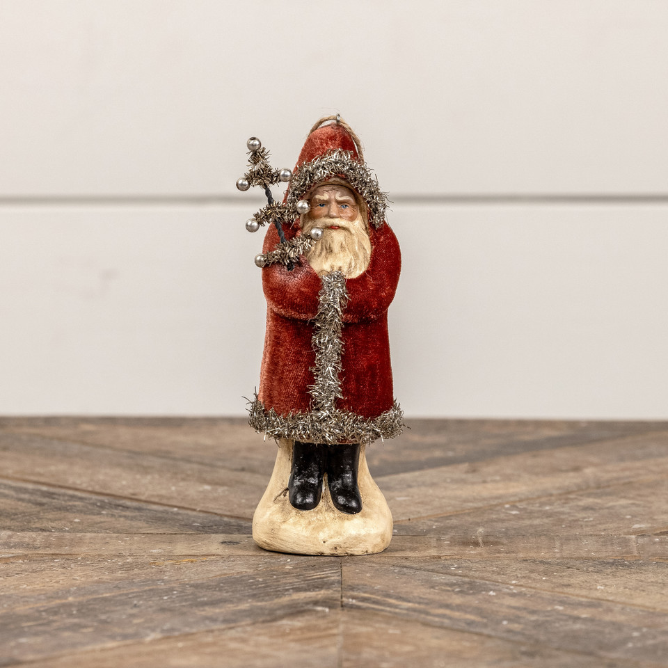 RUSSET VELVET BELSNICKLE ORNAMENT
