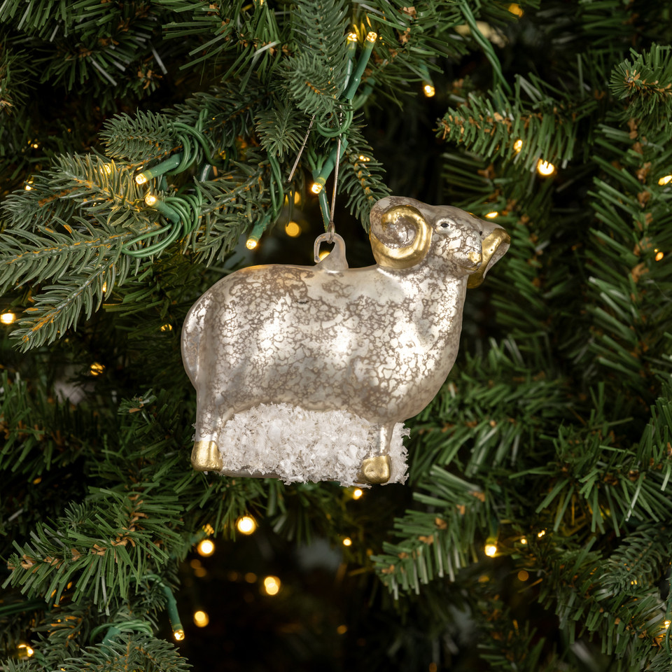 HORNED SHEEP ORNAMENT