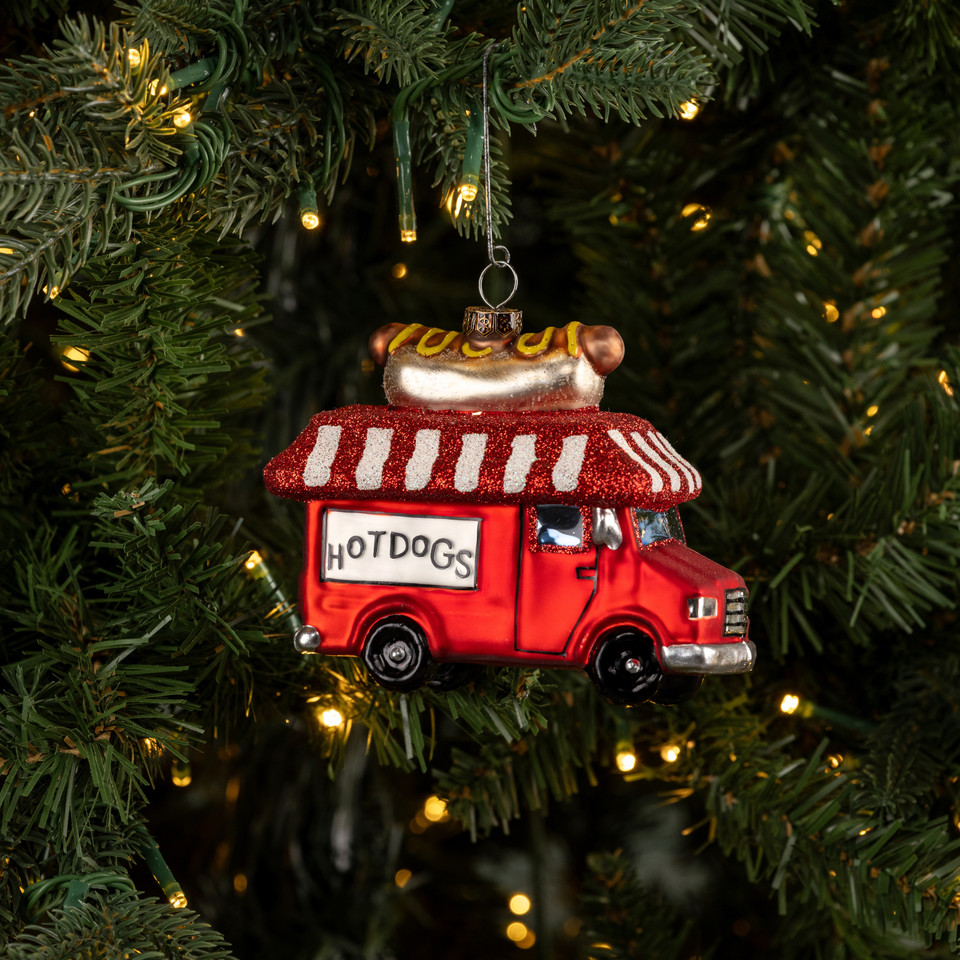 HOT DOG TRUCK ORNAMENT