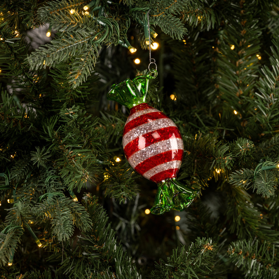 STRIPED CANDY ORNAMENT