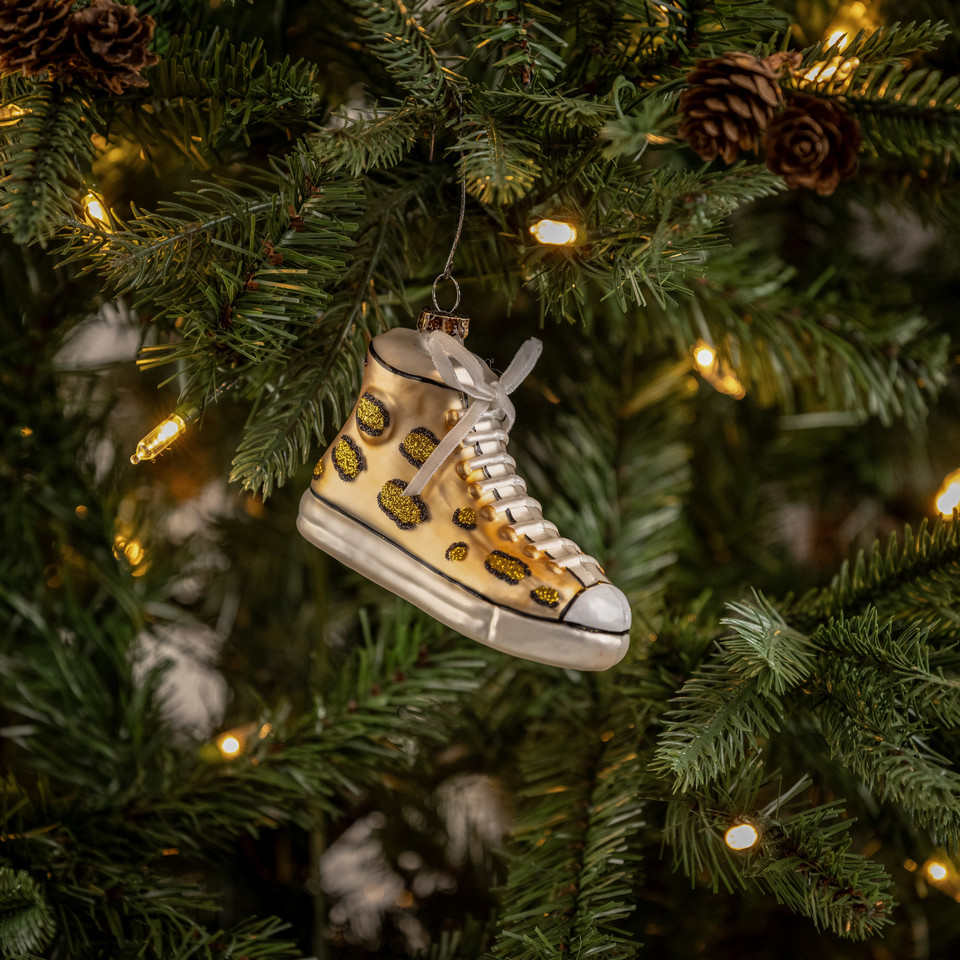 LEOPARD HIGH TOP SHOE ORNAMENT