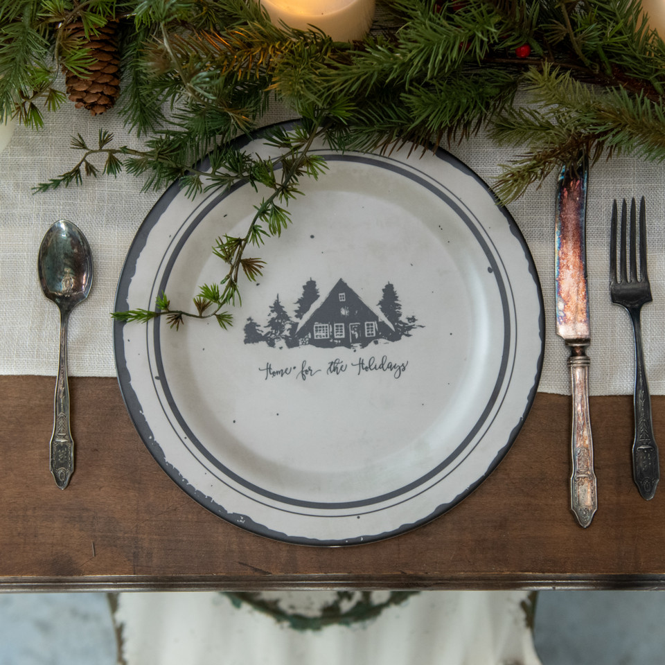 HOME FOR THE HOLIDAYS PLATE