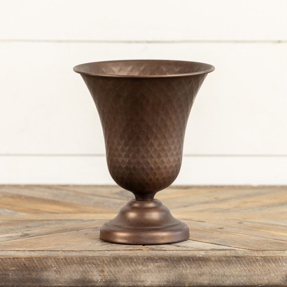 8.75" FLARED BRONZE VASE