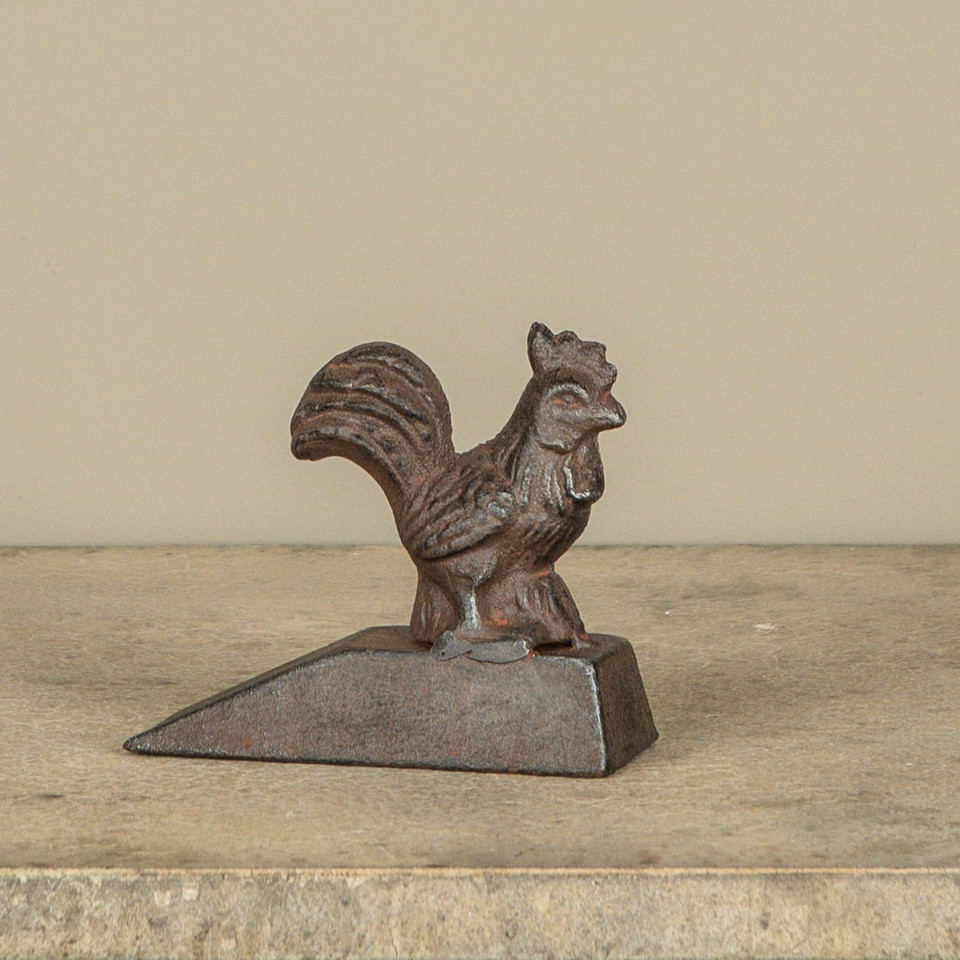 3.75" METAL ROOSTER DOOR STOP