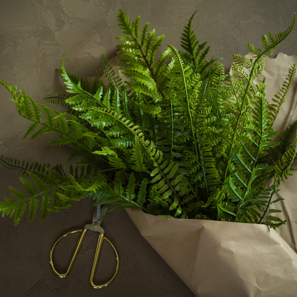 22" LACEY FERN BUSH