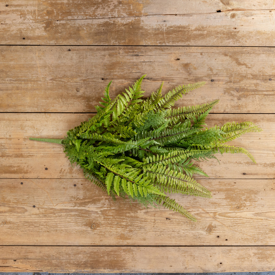 32" LACEY FERN HANGING BUSH