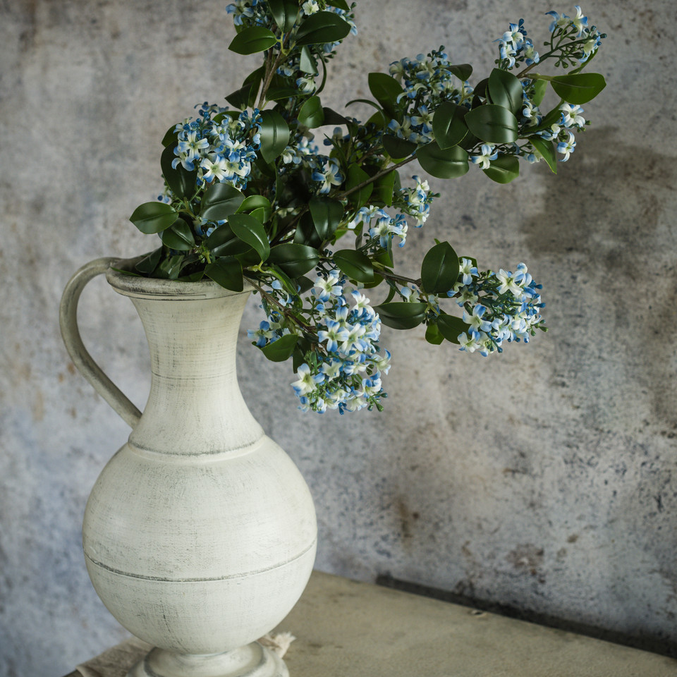 32" BLUE WILD BLOSSOM SPRAY