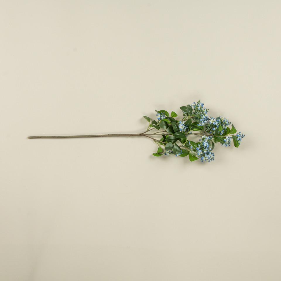 32" BLUE WILD BLOSSOM SPRAY