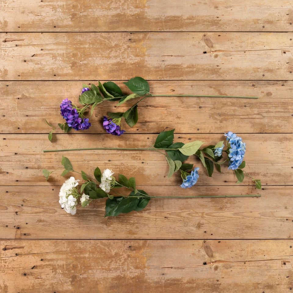 37" VIOLET HYDRANGEA SPRAY