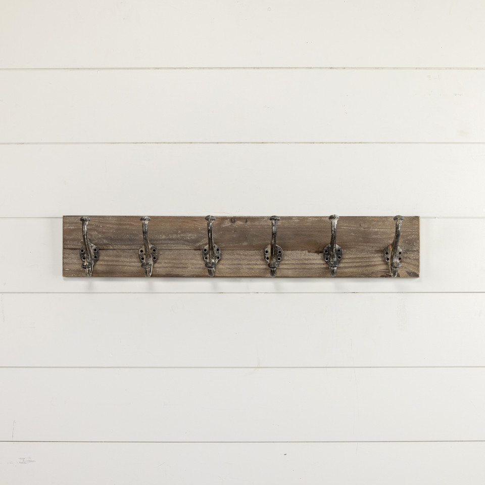 RUSTIC BLACK WALL HOOKS