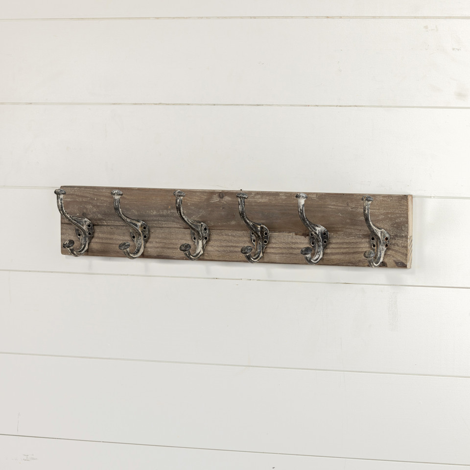 RUSTIC BLACK WALL HOOKS