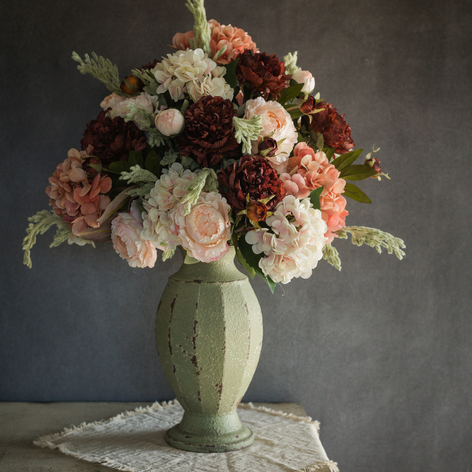 27.5" PINK PEONY SPRAY