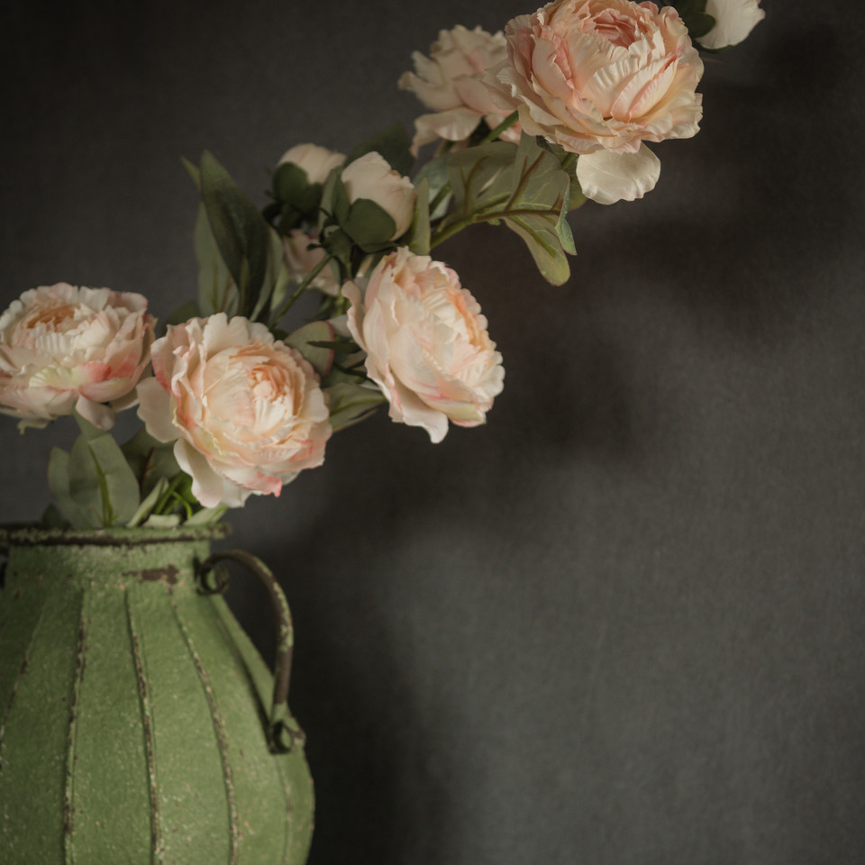 27.5" PINK PEONY SPRAY