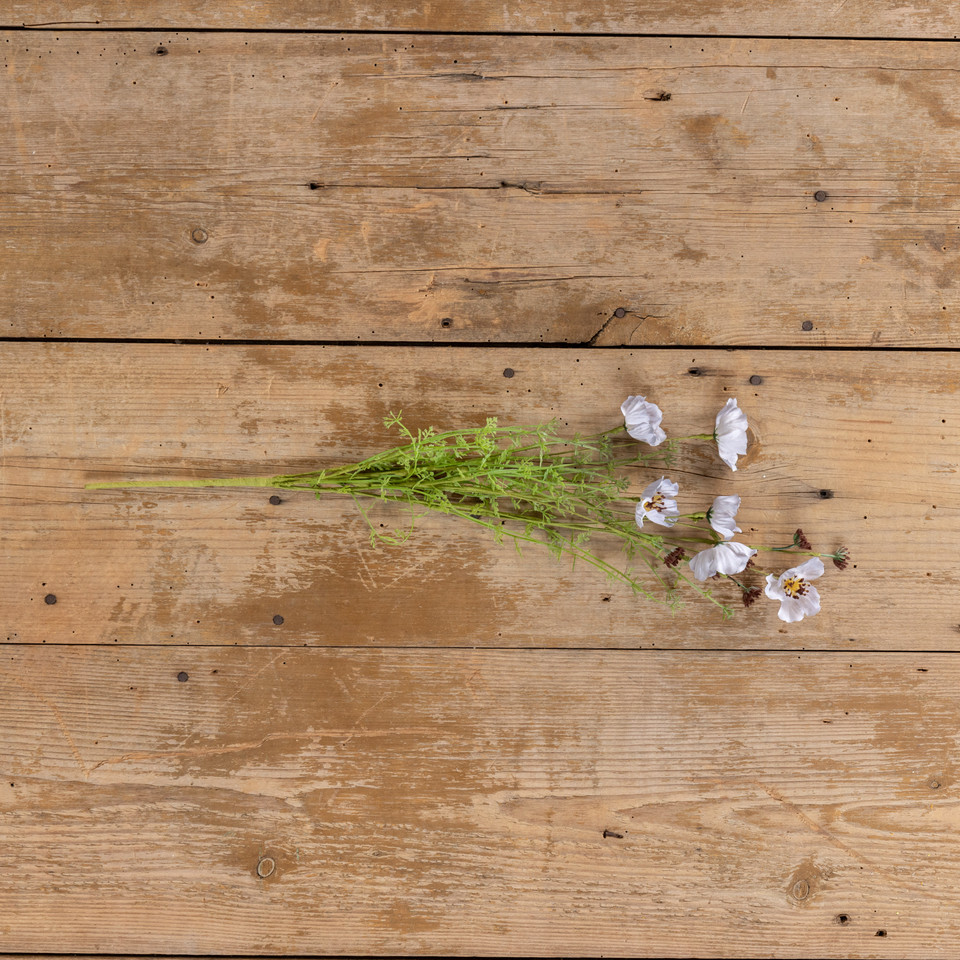 22" DUSTY BLUE WILDFLOWER SPRAY