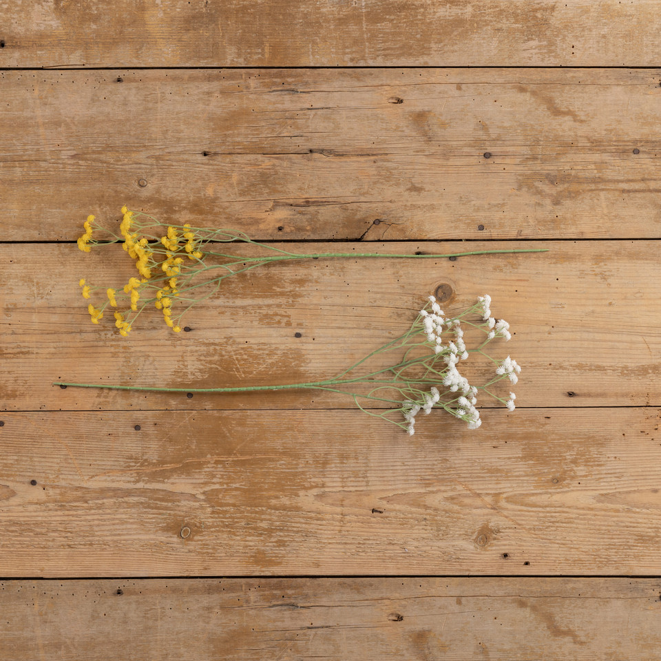 24" YELLOW BABY'S BREATH SPRAY