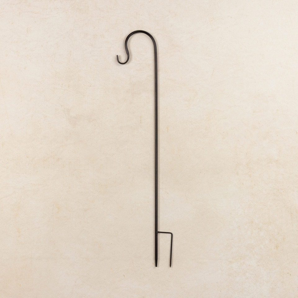 35.5" BLACK GARDEN HOOK