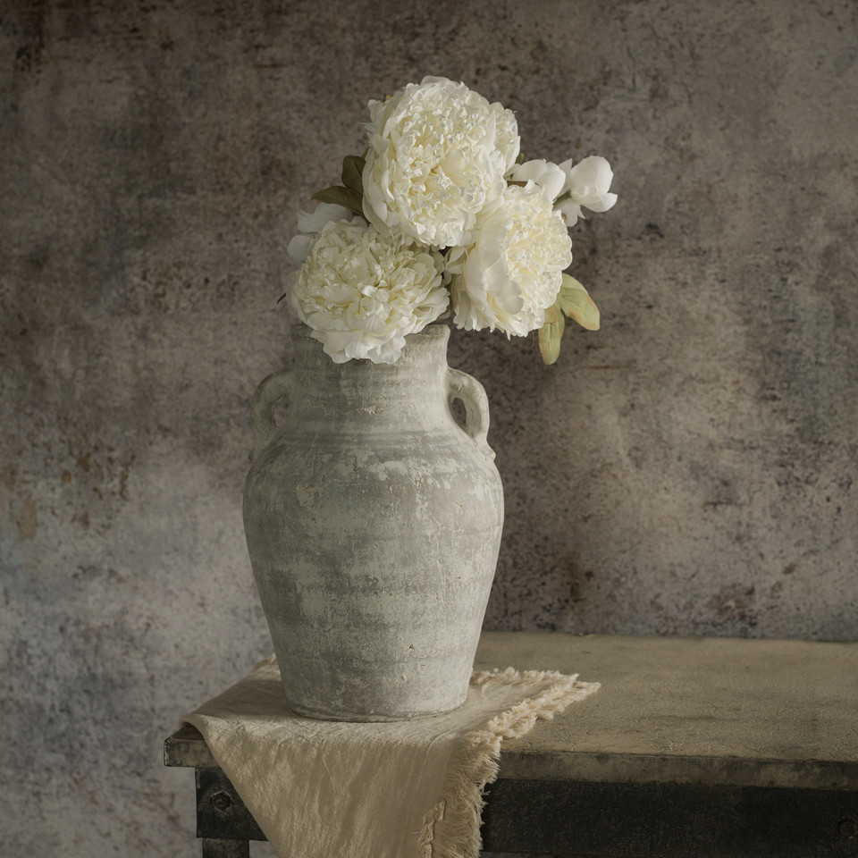 22.75" WHITE ROSE SPRAY