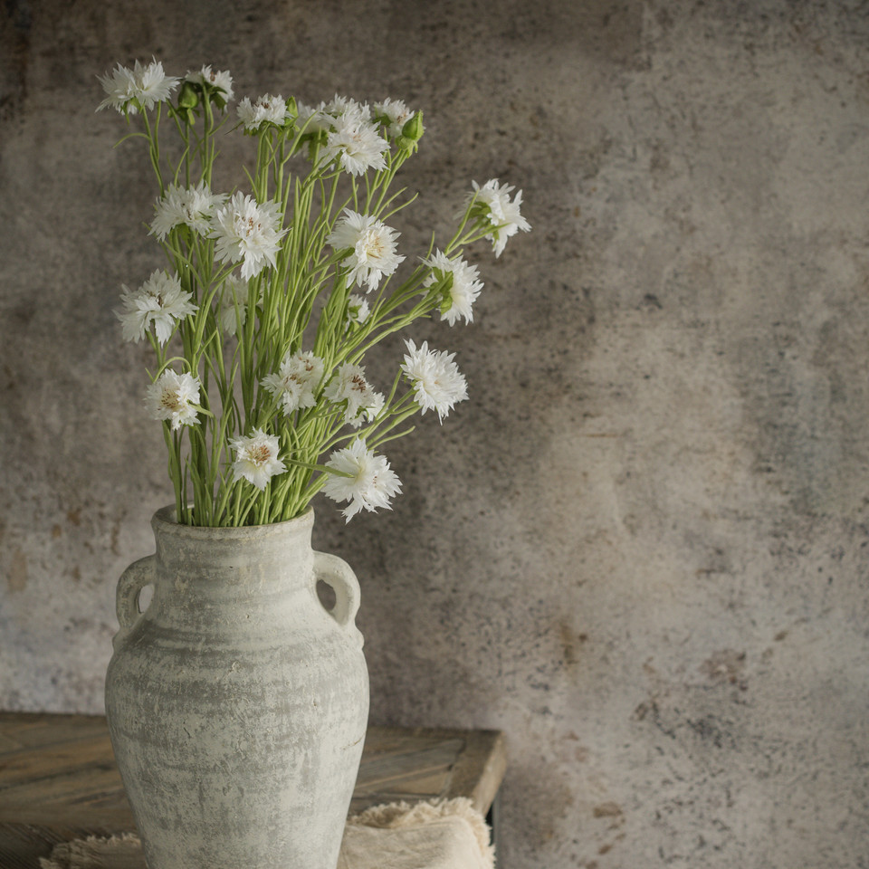 35.5" WHITE DAISY SPRAY