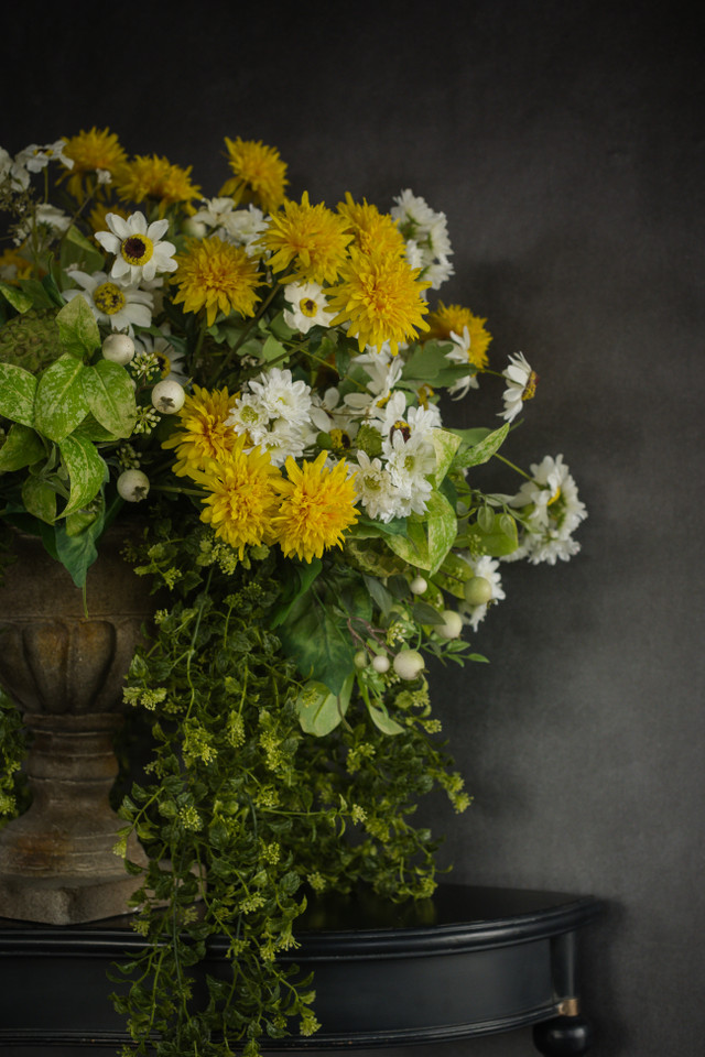 29" YELLOW GERBERA SPRAY