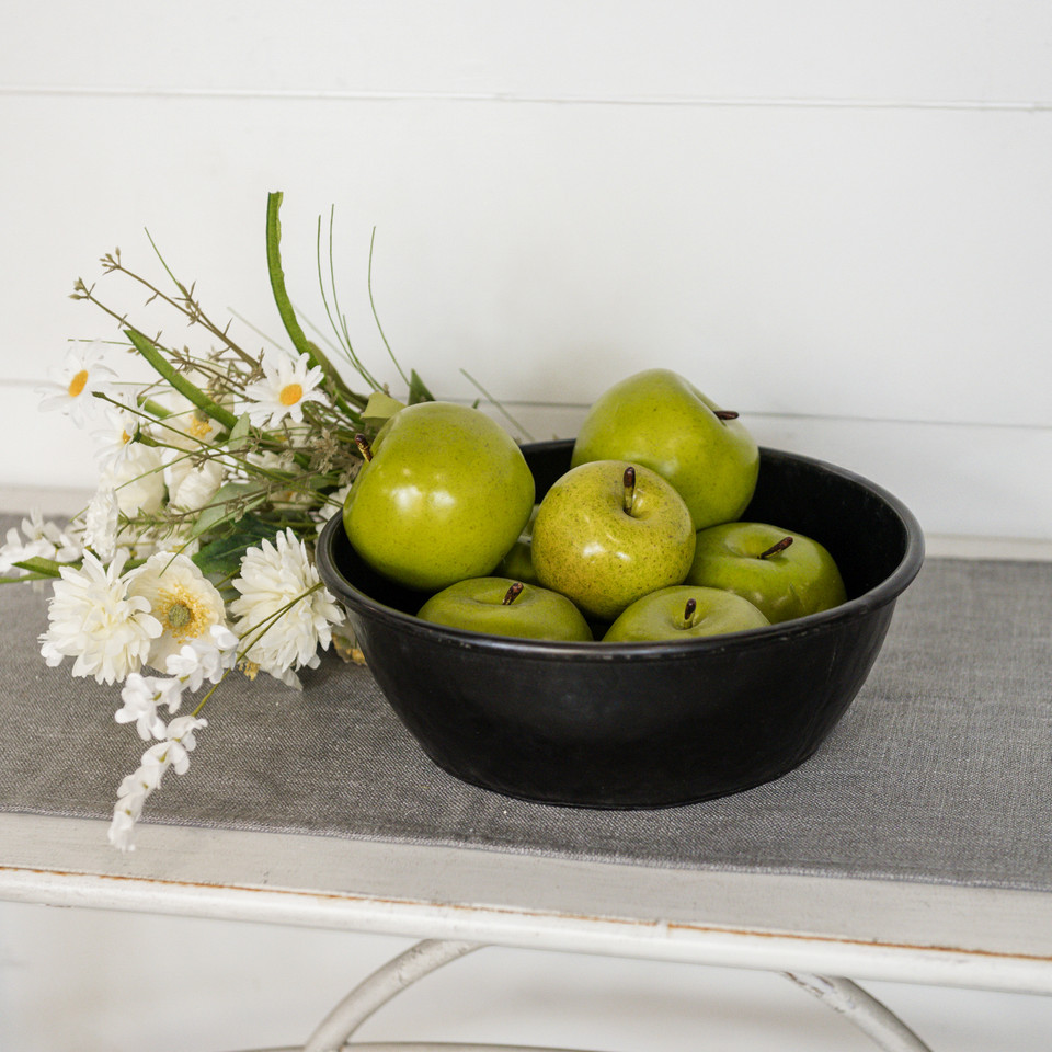 10.5" AGED BLACK BOWL