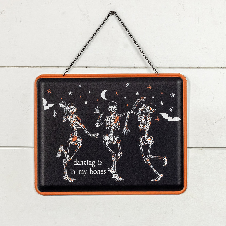 DANCING SKELETONS SIGN