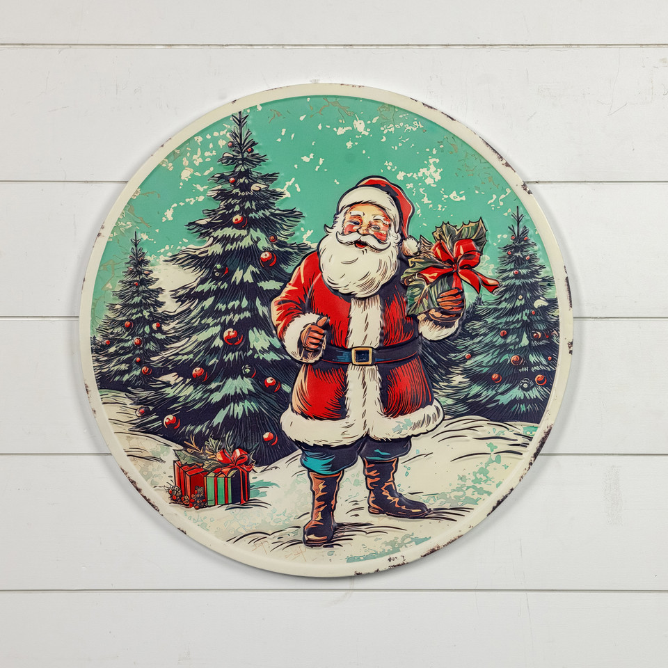 SANTA'S TREE FARM SIGN