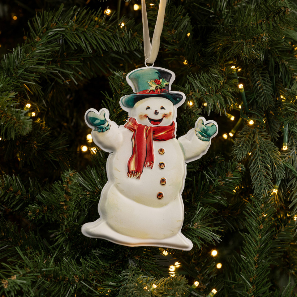 JOLLY SNOWMAN ORNAMENT