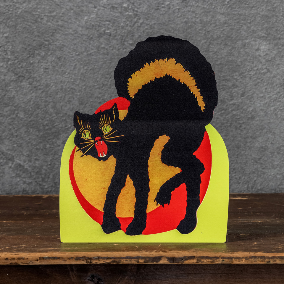 VINTAGE CRAZY CAT SIGN