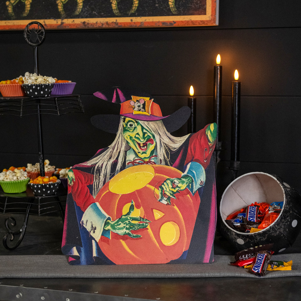 VINTAGE WICKED WITCH DUMMY BOARD