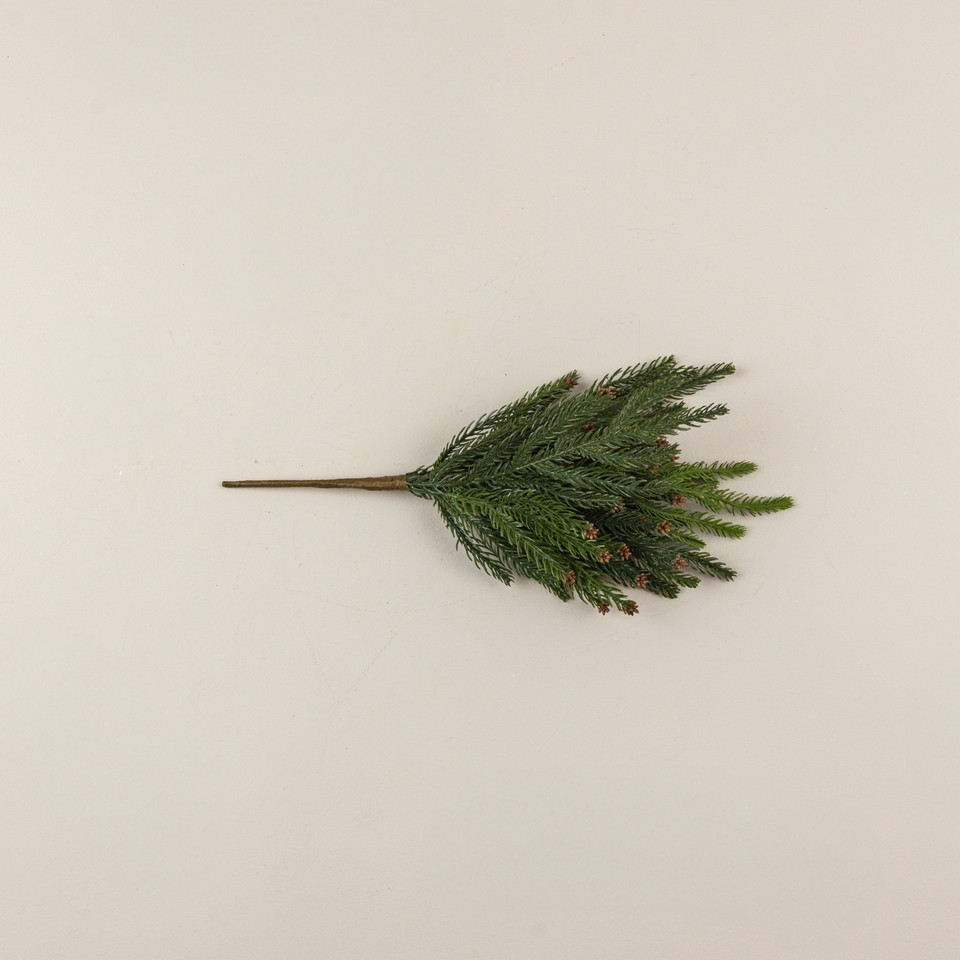 15" PINE W/ MINI PINECONES BUSH