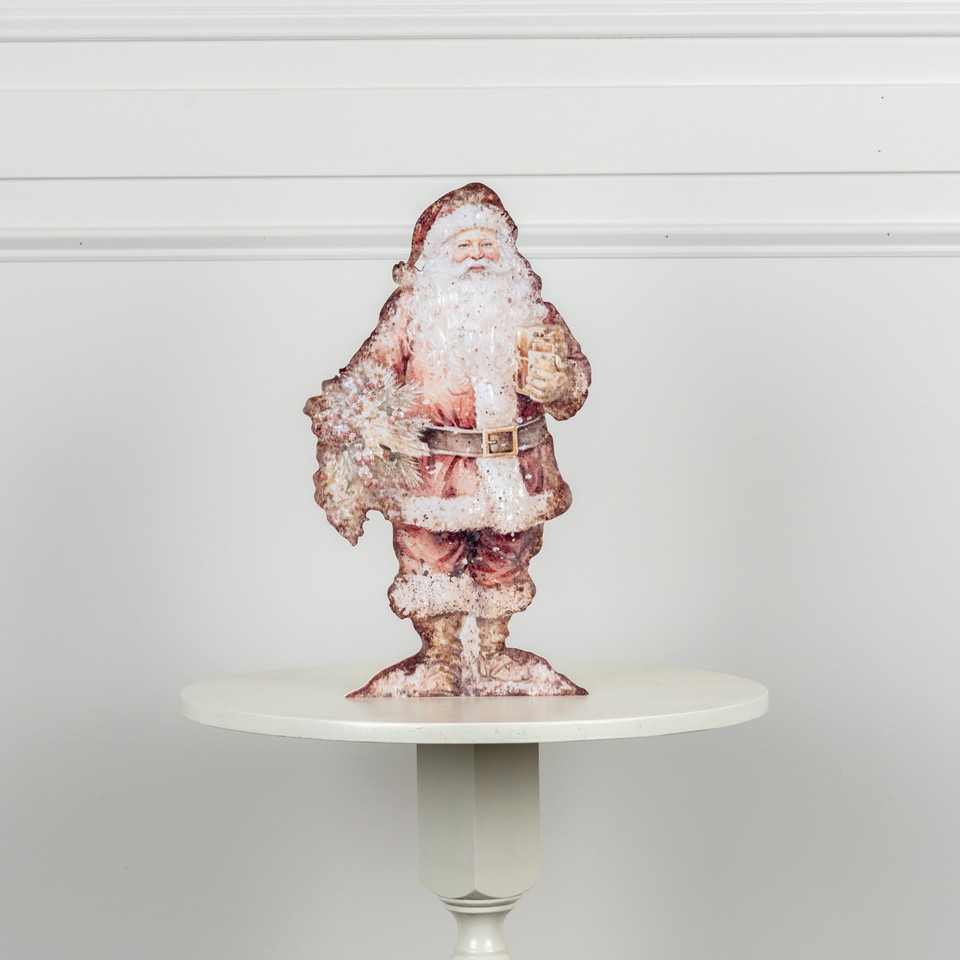 18" JOLLY SANTA METAL DUMMY BOARD