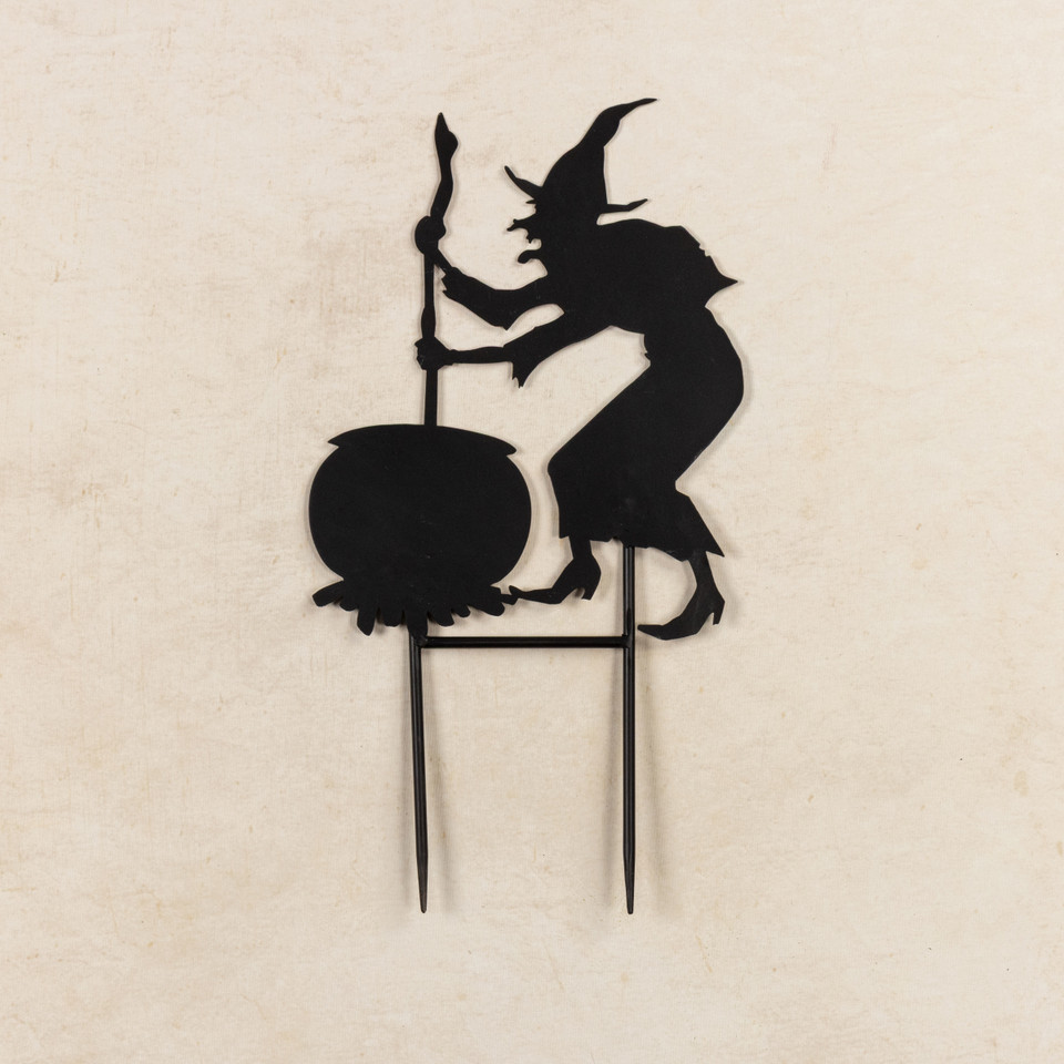 WITCH SILHOUETTE STAKE