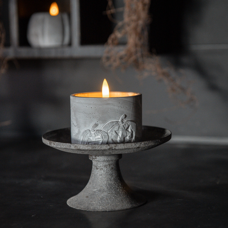 3" SPIDER WEB 3D FLAME CANDLE