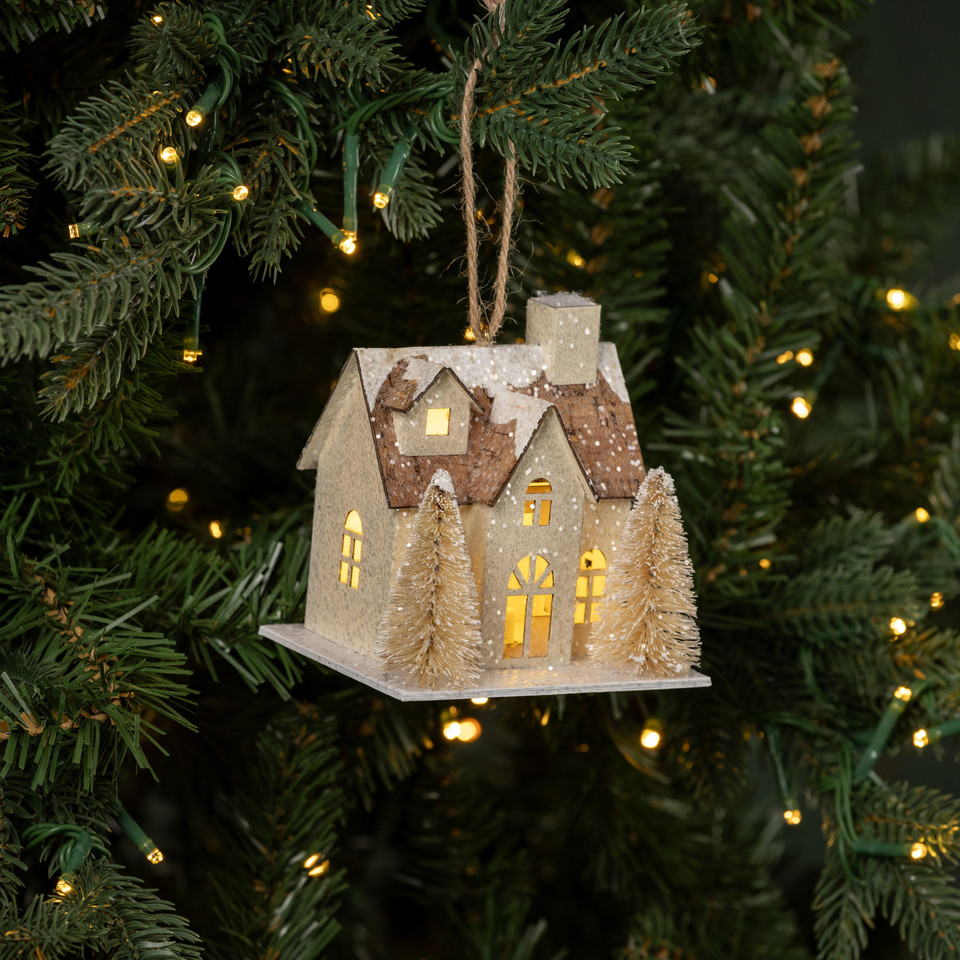 CAMPBELL LIGHTED HOUSE ORNAMENT
