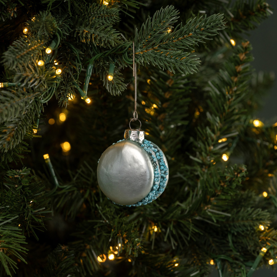 BLUE MACARON ORNAMENT