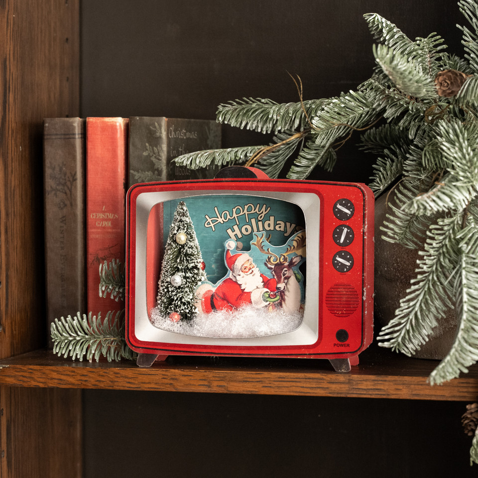 8" HAPPY HOLIDAYS TELEVISION