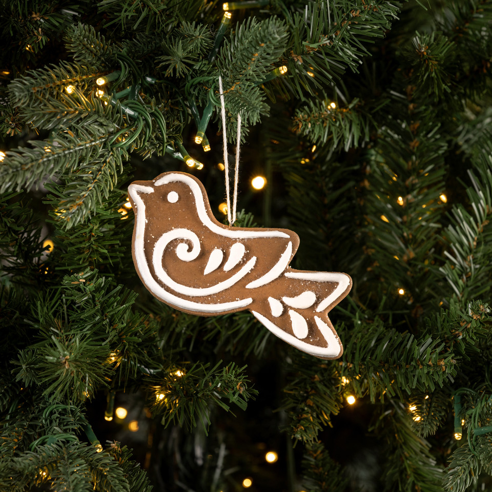 GINGERBREAD BIRD ORNAMENT