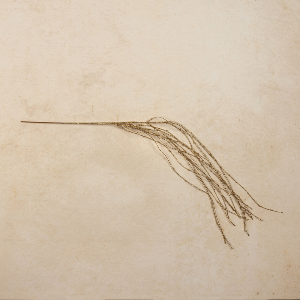 GLITTERED GOLD DRAPING PICK