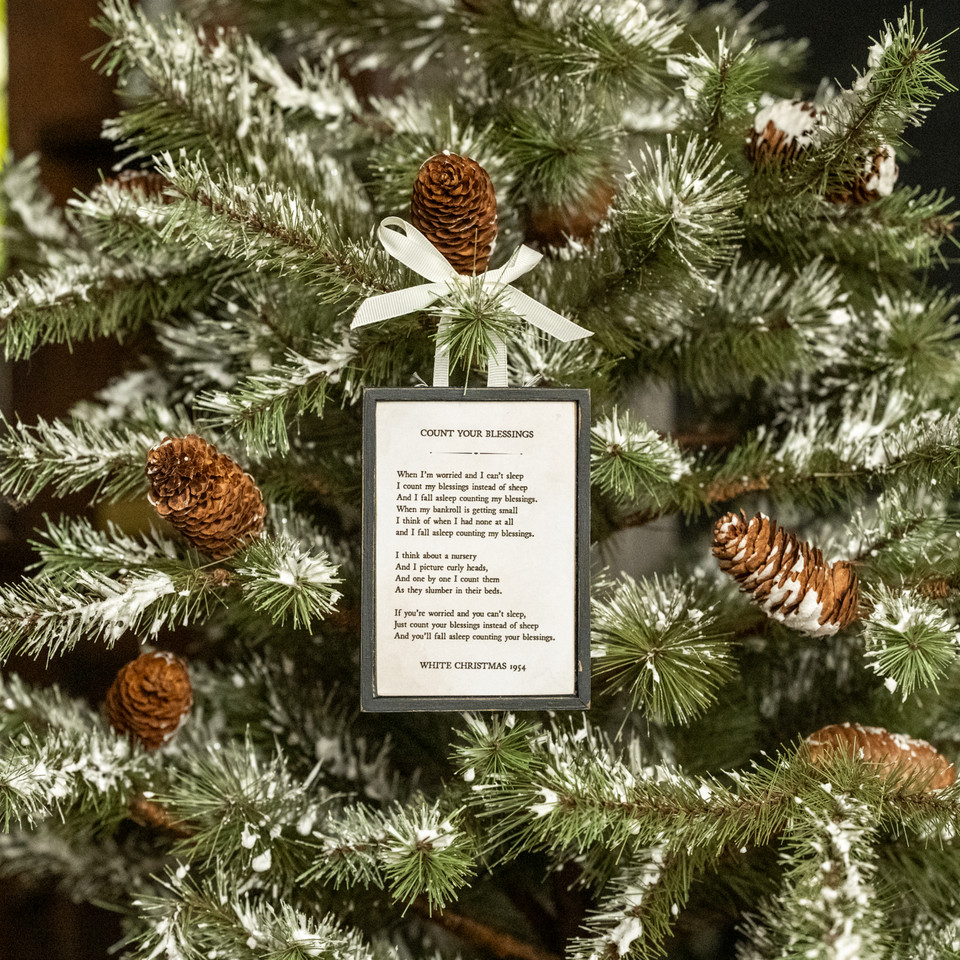 COUNT YOUR BLESSINGS ORNAMENT