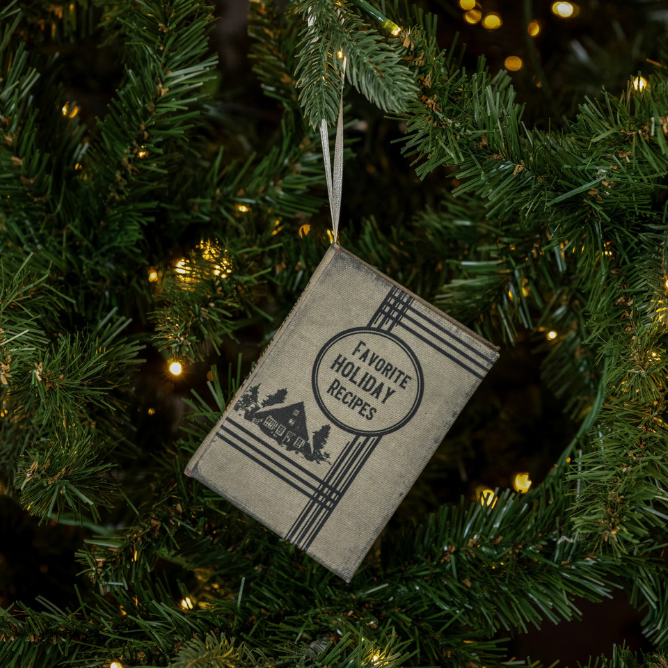FAVORITE HOLIDAY RECIPES JOURNAL ORNAMENT