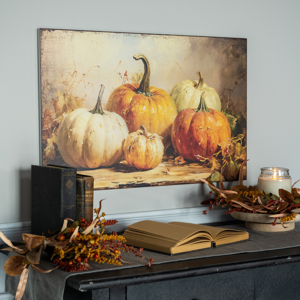 28" x 18" BOUNTIFUL PUMPKIN PRINT