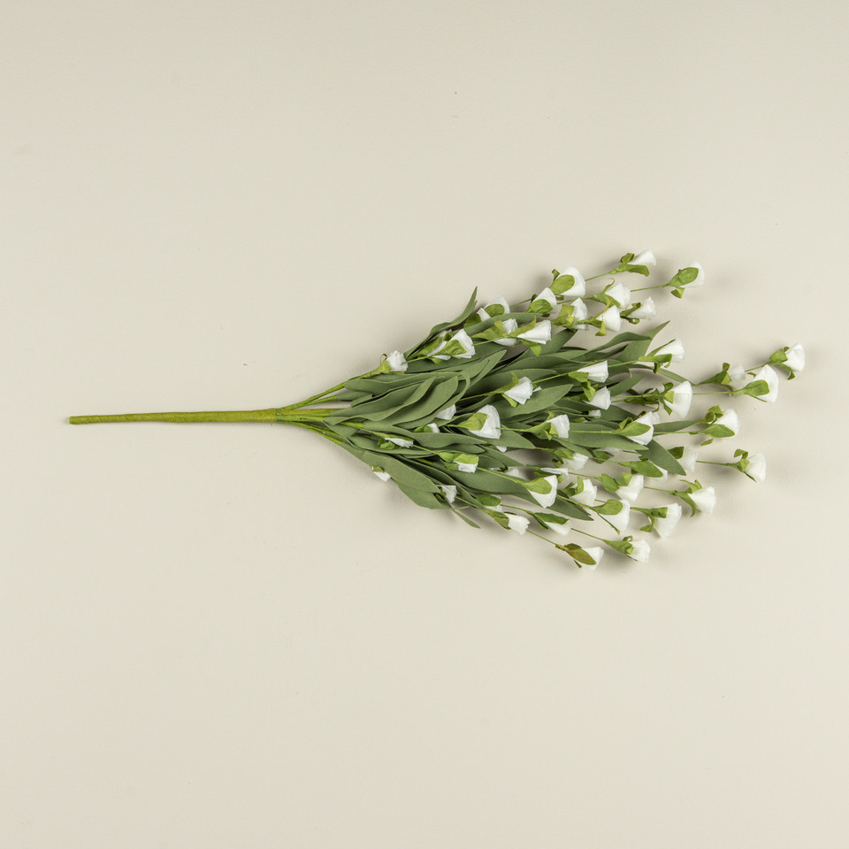 22.5" WHITE PAPER WILDFLOWER BUSH
