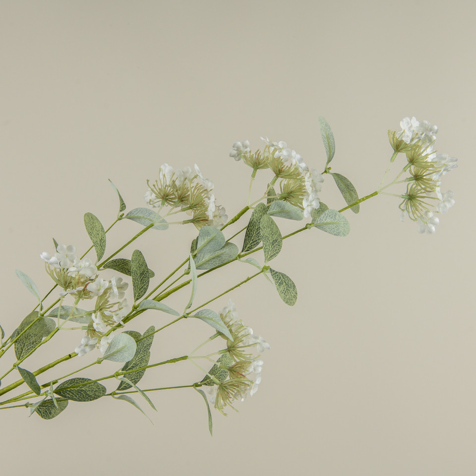 35" WHITE YARROW SPRAY