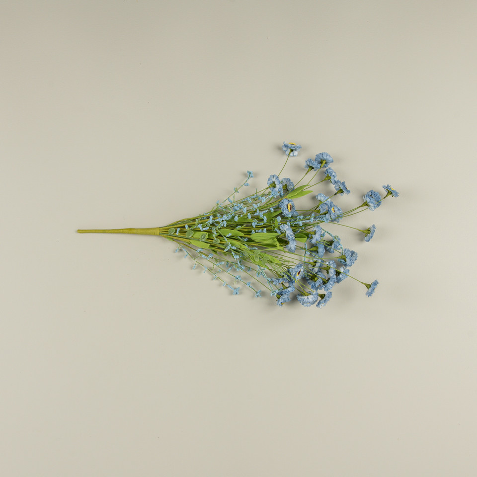 22" BLUE PAPER DAISY BUSH