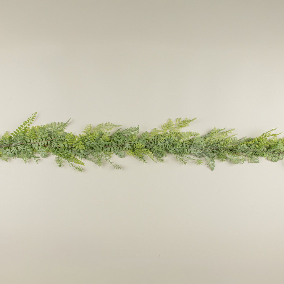 6' SOFT TOUCH MIXED FERN GARLAND