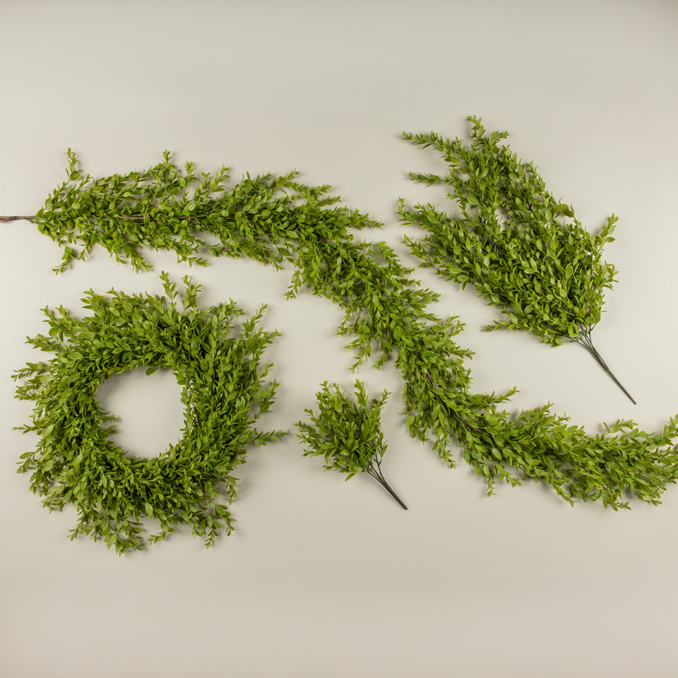 6' RUSCUS LEAF GARLAND